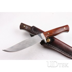 Python 2 fixed blade hunting knife with Damascus blade UD404491